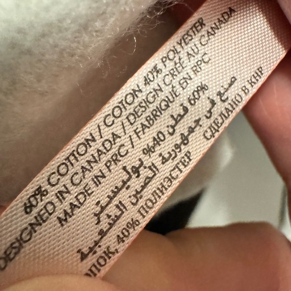 💎  La Vie en Rose Quilted Sweatshirt Grey - Picture 9 of 10